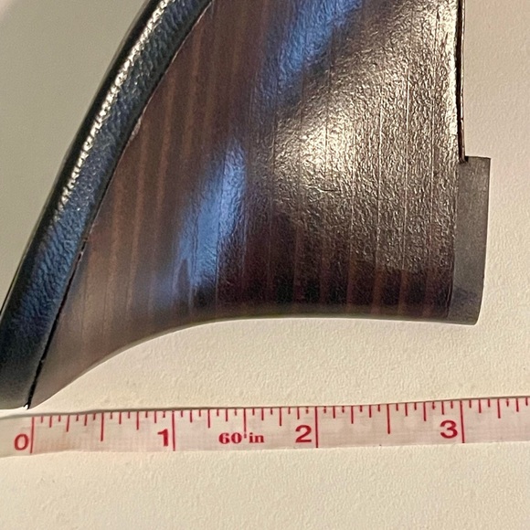 Vince Black Leather Pia sandals 6 1/2 - Picture 6 of 7